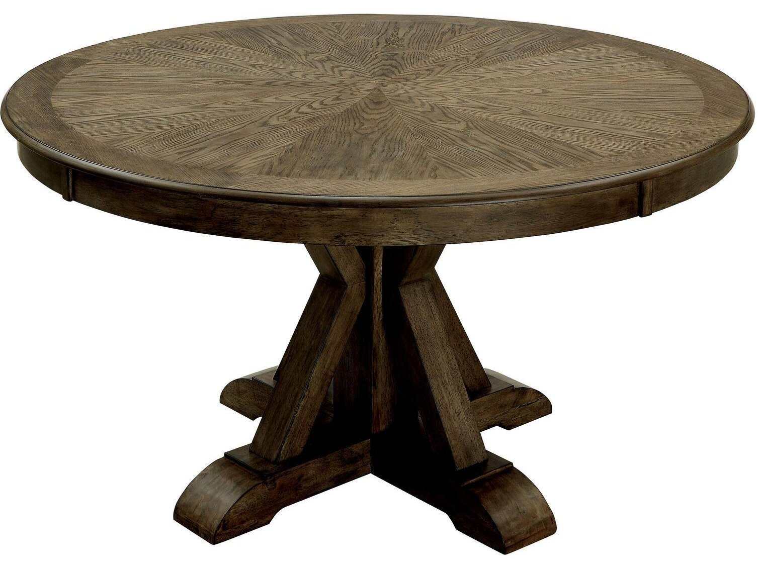 Julia Light Oak Round Dining Table - Ornate Home
