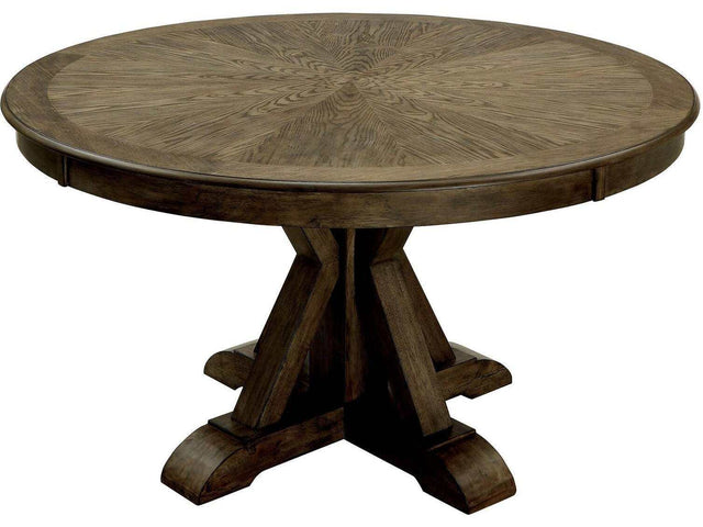 Julia Light Oak Round Dining Table - Ornate Home