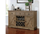 Julia Light Oak Server - Ornate Home