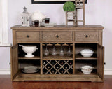 Julia Light Oak Server - Ornate Home