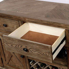 Julia Light Oak Server - Ornate Home