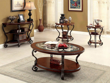 July Brown Cherry Sofa Table - Ornate Home