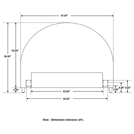 June Blush Queen / Full Headboard - Ornate Home
