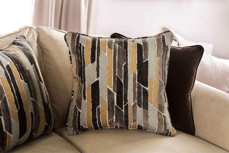 Kailyn Sand Stationary Sofa & Loveseat 2pc - Ornate Home