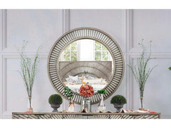Kamalah Antique Gray Mirror - Ornate Home