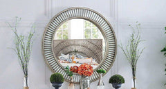 Kamalah Antique Gray Mirror - Ornate Home