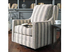 Kambria Swivel Accent Chair - Ornate Home