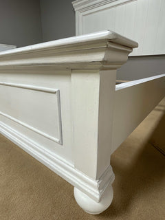 Kanwyn Whitewash California King Panel Bed - Ornate Home