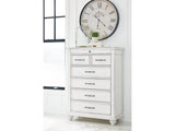 Kanwyn Whitewash Chest - Ornate Home