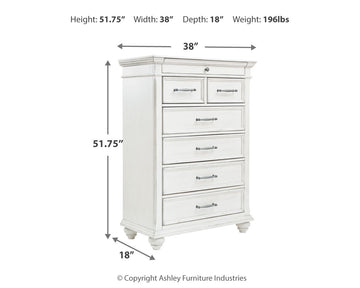 Kanwyn Whitewash Chest - Ornate Home