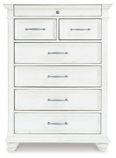 Kanwyn Whitewash Chest - Ornate Home