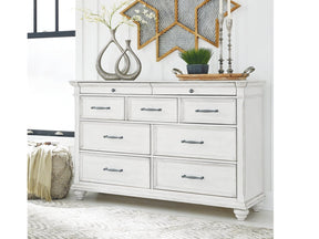 Kanwyn Whitewash Dresser - Ornate Home