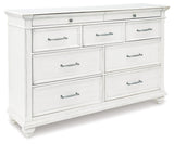 Kanwyn Whitewash Dresser - Ornate Home