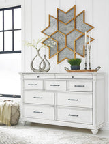 Kanwyn Whitewash Dresser - Ornate Home