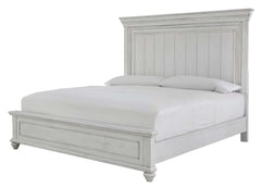 Kanwyn Whitewash Queen Bedroom Set / 3pc - Ornate Home