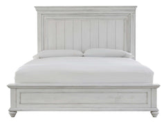Kanwyn Whitewash Queen Bedroom Set / 3pc - Ornate Home