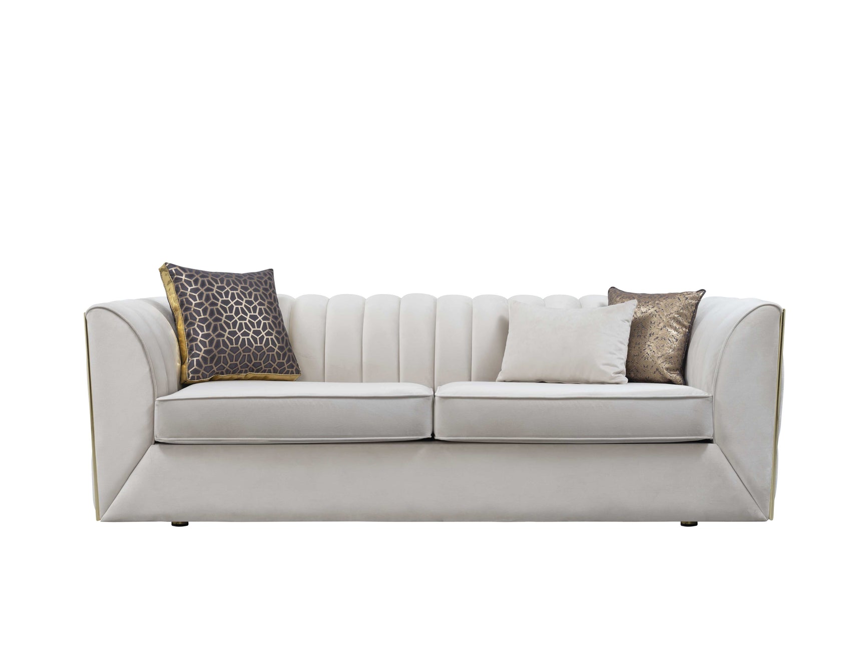 Karlie Velvet Sofa & Loveseat / 2pc - Ornate Home