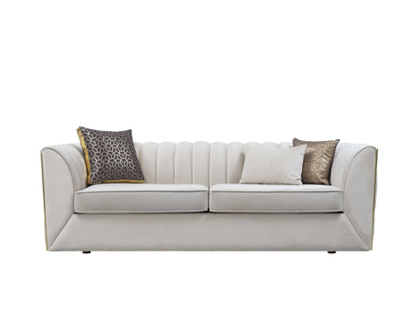 Karlie Velvet Sofa & Loveseat / 2pc - Ornate Home