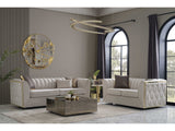 Karlie Velvet Sofa & Loveseat / 2pc - Ornate Home