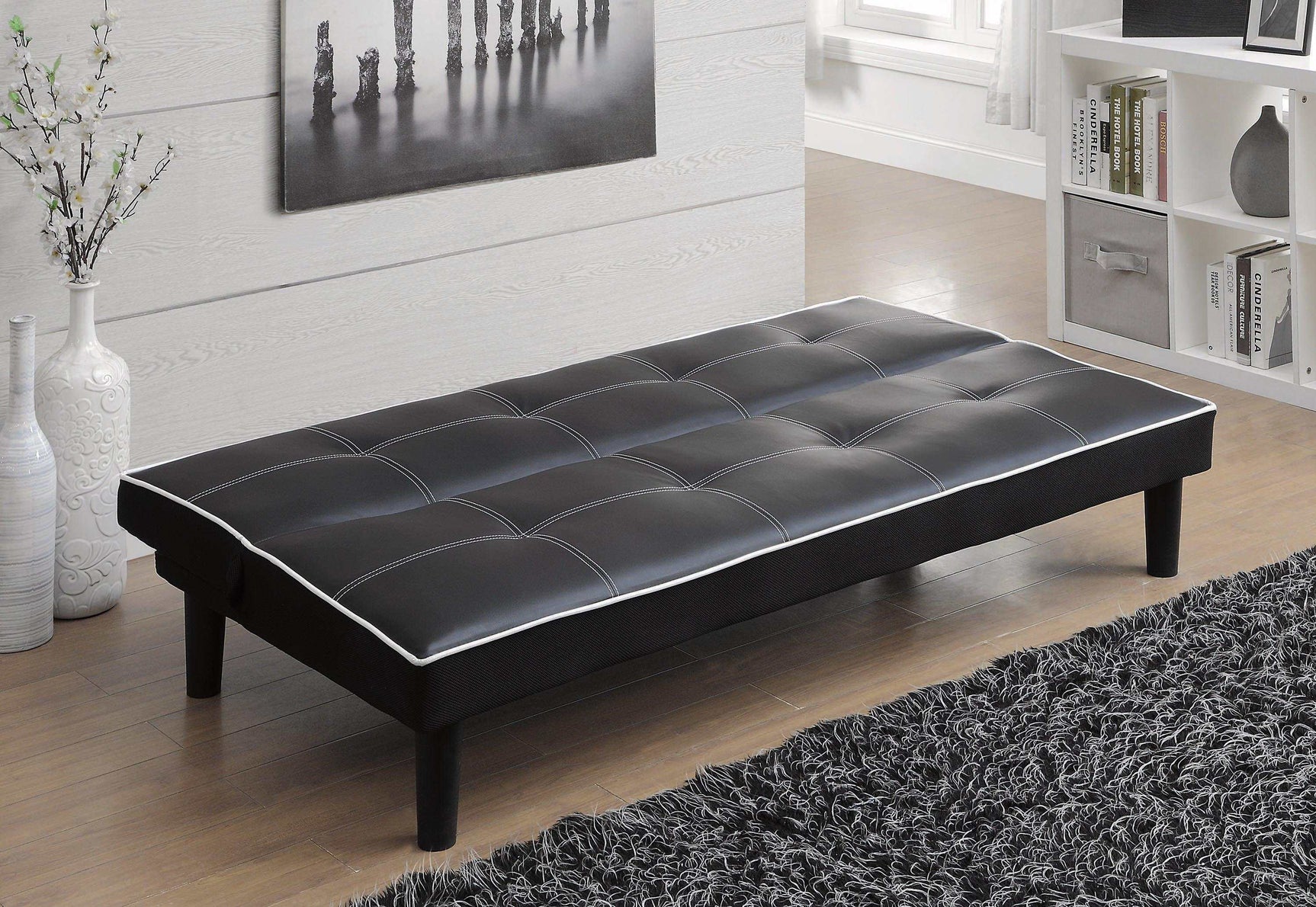Katrina Black Sofa Bed - Ornate Home