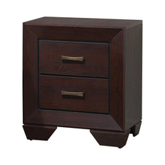 Kauffman Dark Cocoa 4pc Queen Bedroom Set - Ornate Home