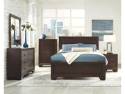 Kauffman Dark Cocoa 5pc California King Bedroom Set - Ornate Home