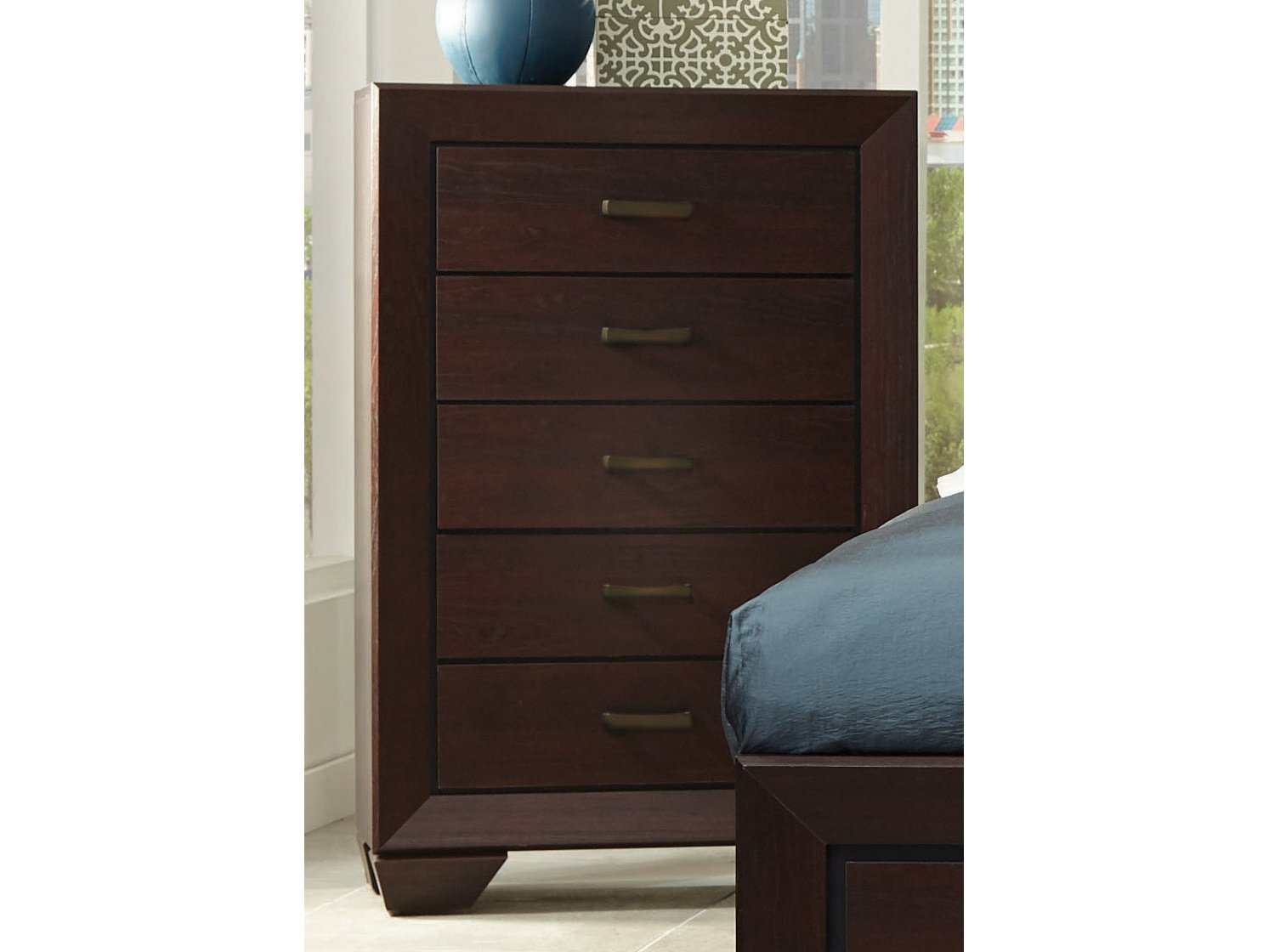 Kauffman Dark Cocoa Chest - Ornate Home