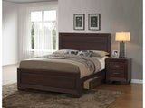 Kauffman Dark Cocoa Eastern King Bed 5 Pc Set - Ornate Home