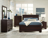 Kauffman Dark Cocoa Queen Storage Bed - Ornate Home