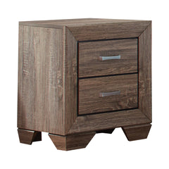 Kauffman Washed Taupe 4pc Queen Bedroom Set - Ornate Home