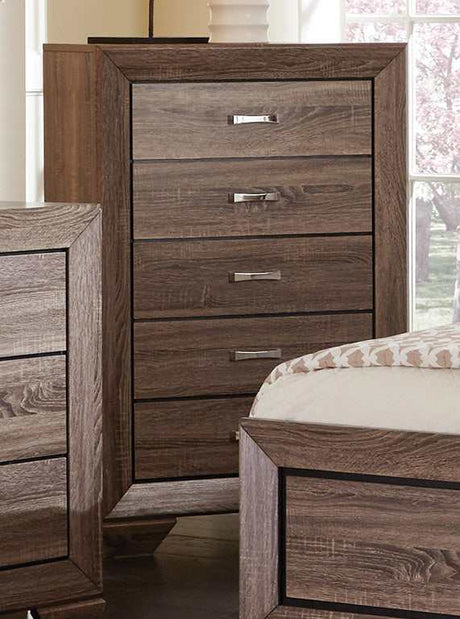 Kauffman Washed Taupe Chest - Ornate Home