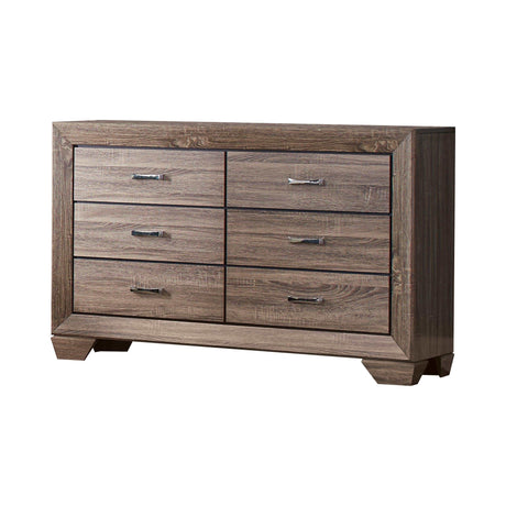 Kauffman Washed Taupe Dresser - Ornate Home
