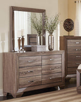 Kauffman Washed Taupe Dresser - Ornate Home