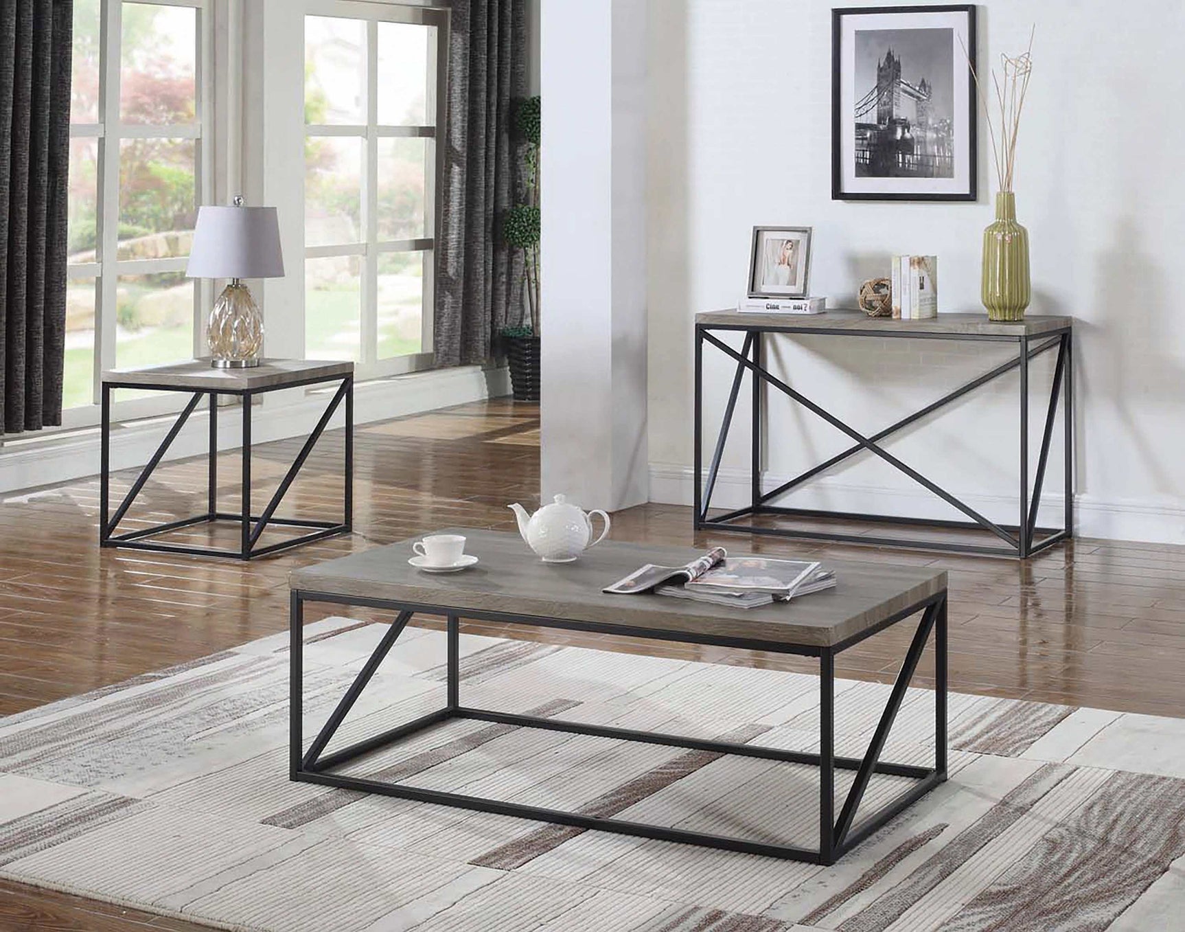 Kavan Sonoma Grey End Table - Ornate Home
