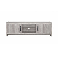 Kayla Grey Driftwood 71" TV Console - Ornate Home