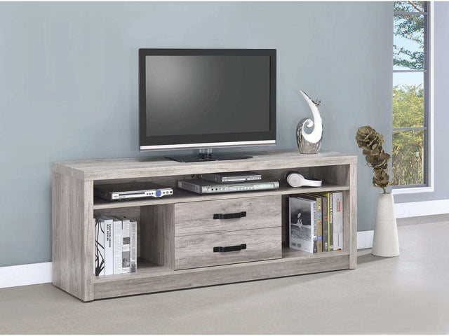 Kayla Grey Driftwood TV Console - Ornate Home