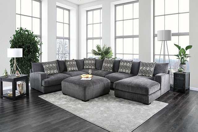 Kaylee Gray U-Shaped Sectional - Ornate Home