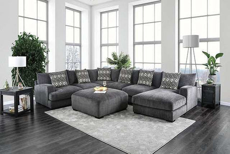 Kaylee Gray U-Shaped Sectional - Ornate Home