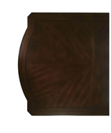 Keenan Dark Walnut Dining Table w/ Extension Leaf - Ornate Home