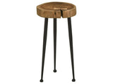 Keith Natural / Black Side Table - Ornate Home