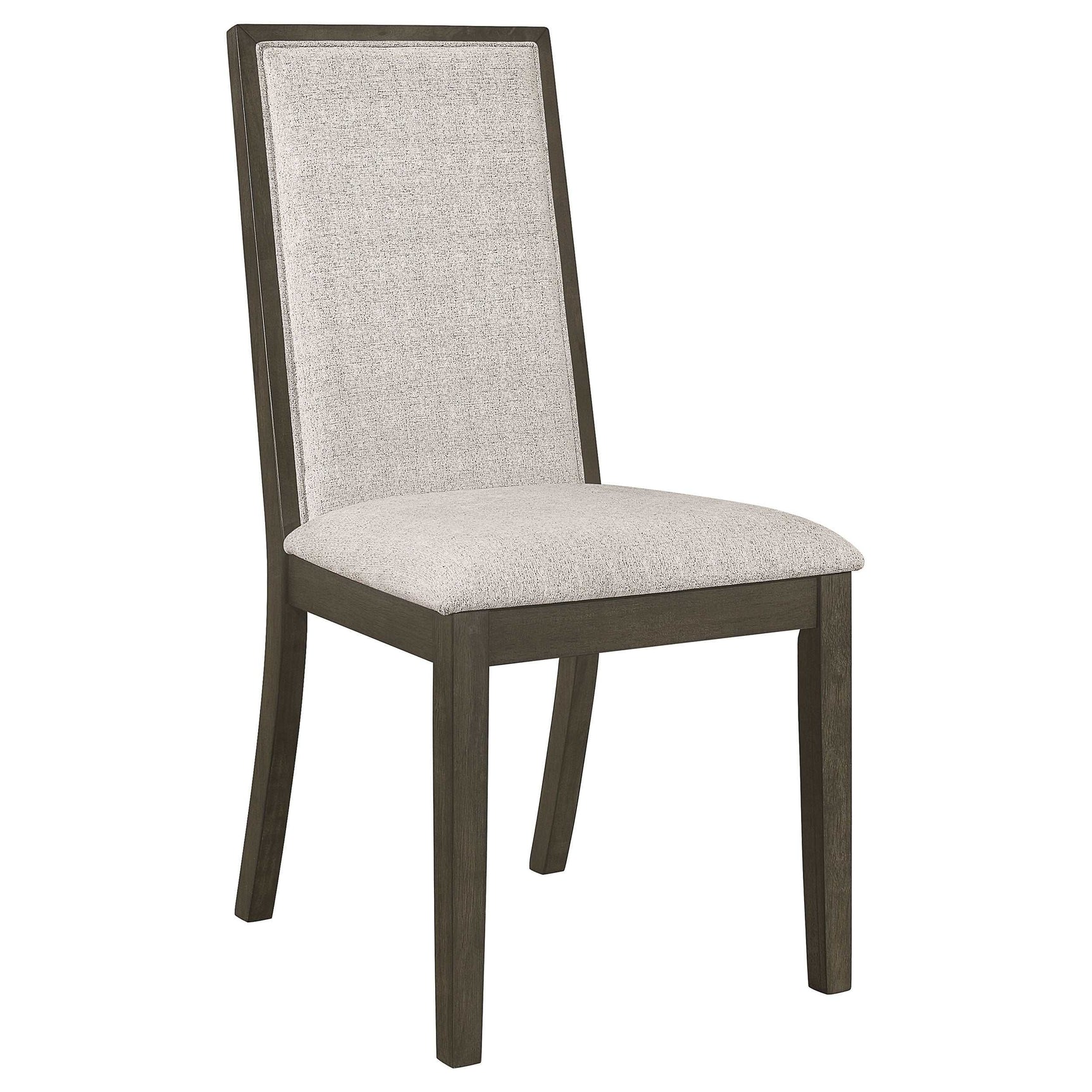 Kelly Beige / Dark Grey Side Chair (Set of 2) - Ornate Home