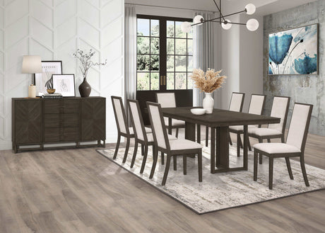 Kelly Dark Grey Dining Table - Ornate Home