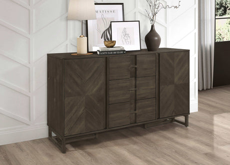 Kelly Dark Grey Sideboard - Ornate Home
