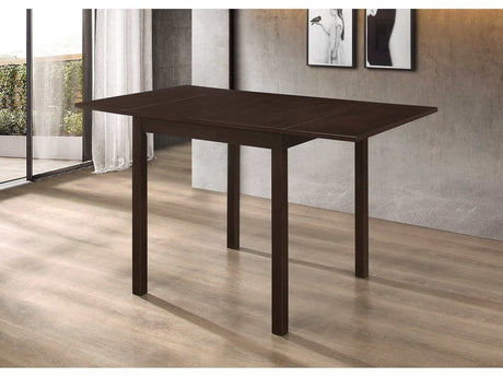 Kelso Cappuccino Rectangular Dining Table w/ Drop Leaf - Ornate Home