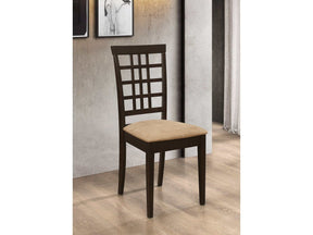 Kelso Cappuccino & Tan Dining Chairs (Set Of 2) - Ornate Home