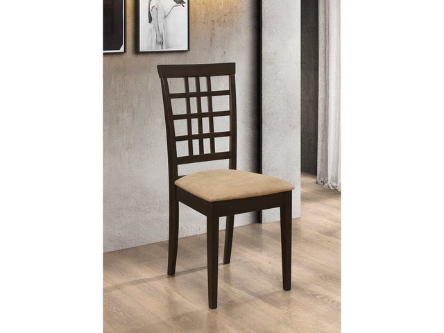 Kelso Cappuccino & Tan Dining Chairs (Set Of 2) - Ornate Home