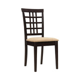 Kelso Cappuccino & Tan Dining Chairs (Set Of 2) - Ornate Home