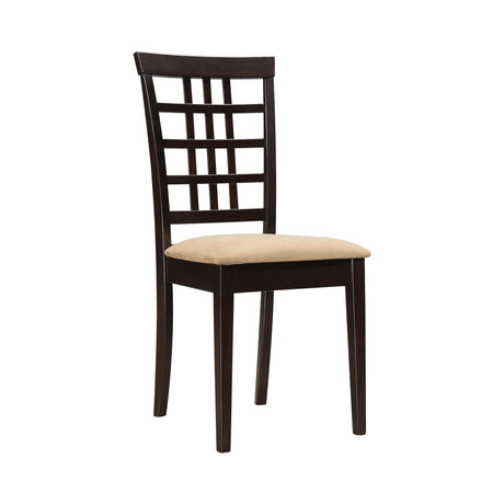 Kelso Cappuccino & Tan Dining Chairs (Set Of 2) - Ornate Home