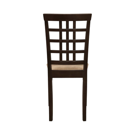 Kelso Cappuccino & Tan Dining Chairs (Set Of 2) - Ornate Home