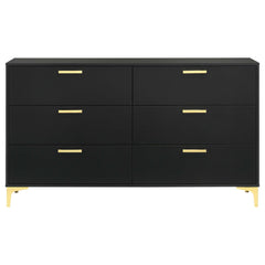 Kendall Black / Gold Dresser - Ornate Home
